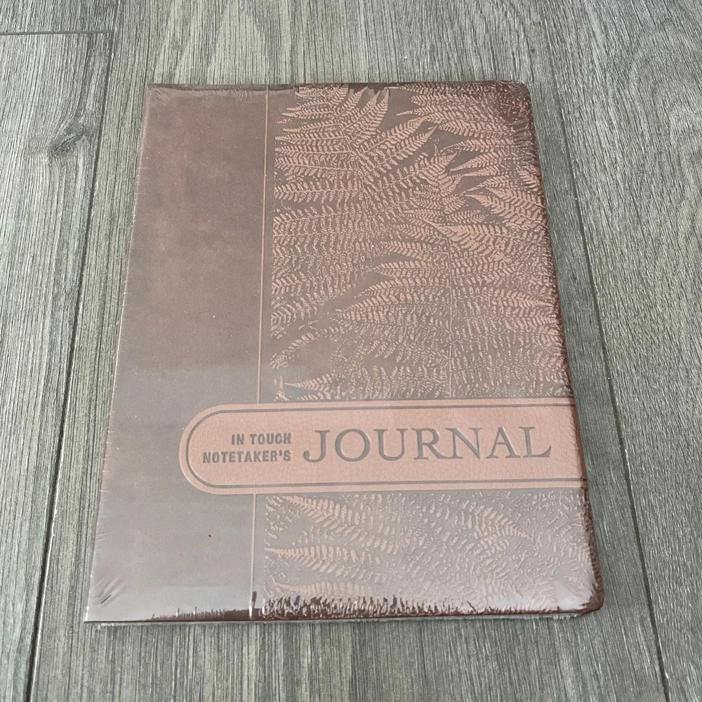 In Touch Ministries - Dr. Charles Stanley - Notetakers Journal Brown New Sealed